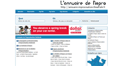 Desktop Screenshot of annuaire.improvisation-theatrale.fr